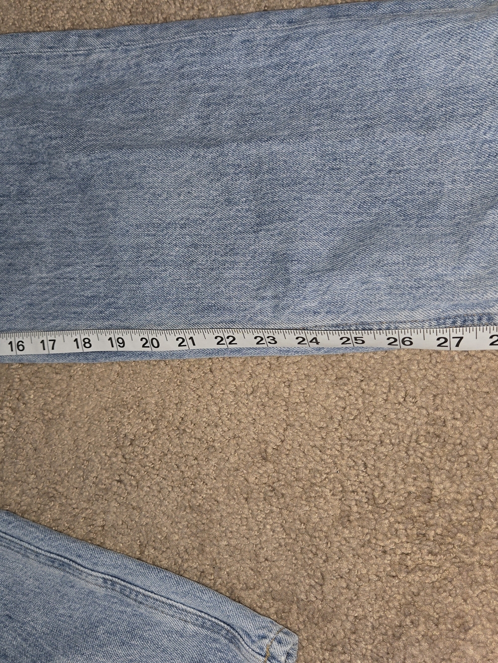 AGOLDE Criss Cross High Rise Straight Leg Jeans - Suburbia Wash EUC Size 25 - Picture 7 of 7